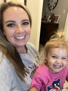 Ranger Taylor (left) and her daughter Evelyn (right).