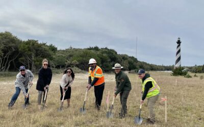 Outer Banks Forever, Cape Hatteras National Seashore break ground for new Cape Hatteras Lighthouse multiuse pathway