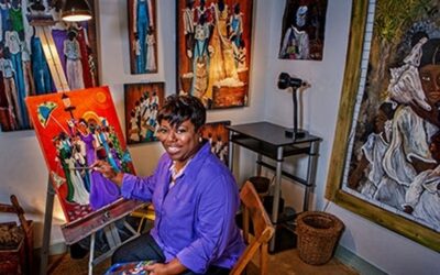 Revealing diamonds: Sonja Griffin Evans’ new painting helps tell the story of the Freedmen’s Colony on Roanoke Island